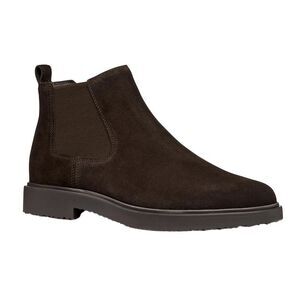 Geox Mens U Massimiano B Suede Chelsea Boots / Dark Brown